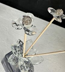 KRİSTAL TEPELİ KOKU ŞİŞESİ FÜME GÜMÜŞ