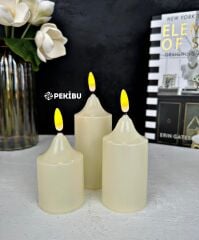 PİLLİ DOĞAL LED MUM 10X5 CM