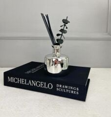 LÜKS SERAMİK ODA KOKUSU KOKU DAHİL GÜMÜŞ