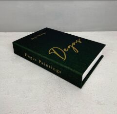 KUMAŞ KAPLI DEKORATİF KİTAP KUTUSU YEŞİL