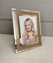 2'Lİ GOLD SİMLİ AYNALI ÇERÇEVE SETİ