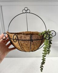 COCO ASKILI KAPI DUVAR BALKON SEPETİ ÇİÇEKLİK BÜYÜK BOY