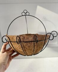 COCO ASKILI KAPI DUVAR BALKON SEPETİ ÇİÇEKLİK BÜYÜK BOY