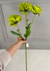 3'LÜ YAPAY UZUN GÜL BUKETİ YEŞİL