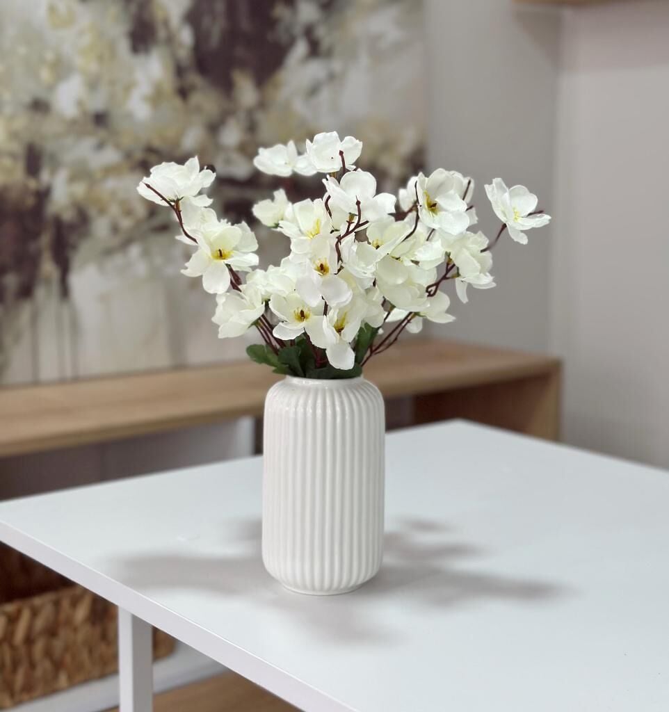 YAPAY BAHAR BUKETİ BEYAZ