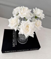 MİNİ BOY KRİSTAL AYAKLI PRİZMA CAM VAZO BUHURDANLIK 14 CM