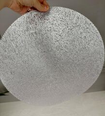 LATEKS 6'LI YUVARLAK SUPLA HASIR GÜMÜŞ