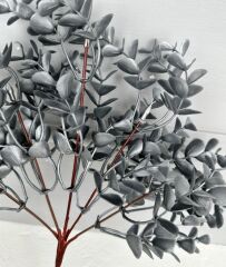 YAPAY OKALİPTUS ÇİÇEK GÜMÜŞ