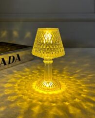 ABAJUR MODEL MİNİ LED MASA LAMBASI PRİZMA 12 CM