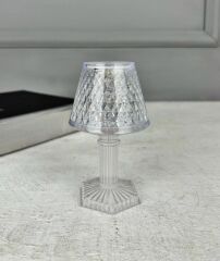 ABAJUR MODEL MİNİ LED MASA LAMBASI PRİZMA 12 CM