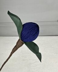 YAPAY LATEKS TOP ÇİÇEK SAKS MAVİ