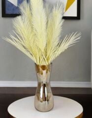 KUM SAATİ MODEL UZUN CAM VAZO GOLD 30 CM