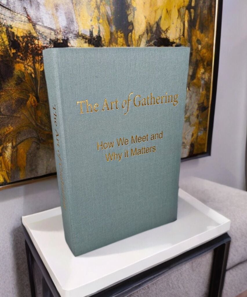 KUMAŞ KAPLI DEKORATİF KİTAP KUTUSU KAROLİNA MAVİ GOLD