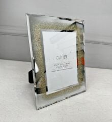 AYNALI SİMLİ ÇERÇEVE GOLD 13X18 CM