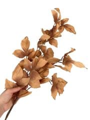 UZUN YAPAY SONBAHAR YAPRAK BUKETİ KAHVE