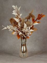 4'LÜ UZUN YAPAY SONBAHAR YAPRAK BUKETİ