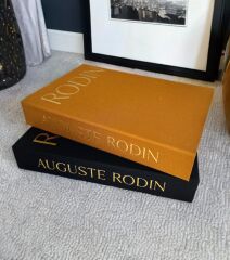 2'Lİ KUMAŞ KAPLI DEKORATİF KİTAP KUTUSU SETİ SİYAH VE HARDAL