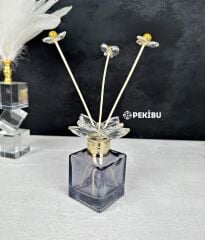 KRİSTAL TEPELİ KOKU ŞİŞESİ FÜME GOLD