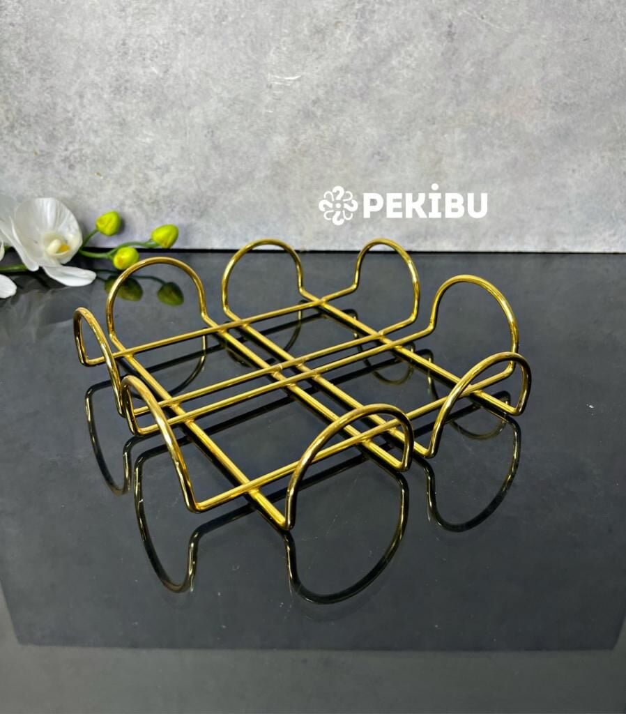 METAL KARE PEÇETELİK GOLD