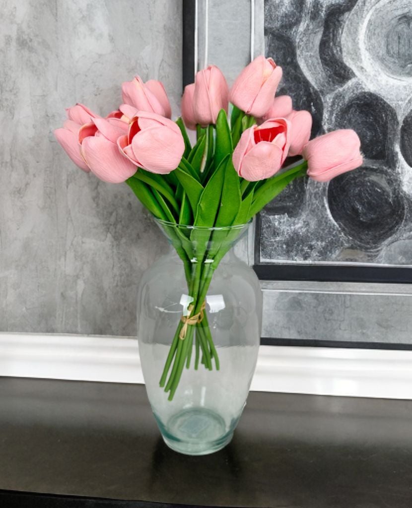 MODERN SADE CAM VAZO ŞEFFAF