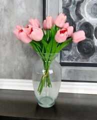 MODERN SADE CAM VAZO ŞEFFAF