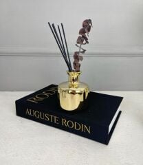 LÜKS SERAMİK ODA KOKUSU KOKU DAHİL GOLD