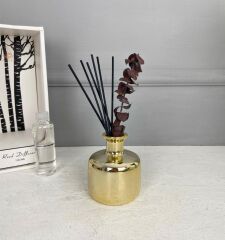 LÜKS SERAMİK ODA KOKUSU KOKU DAHİL GOLD