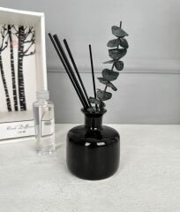 LÜKS SERAMİK ODA KOKUSU KOKU DAHİL SİYAH