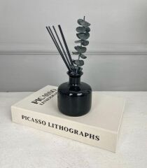 LÜKS SERAMİK ODA KOKUSU KOKU DAHİL SİYAH