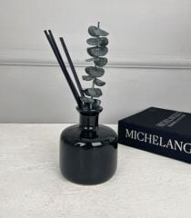 LÜKS SERAMİK ODA KOKUSU KOKU DAHİL SİYAH