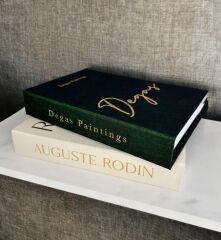 KUMAŞ KAPLI DEKORATİF KİTAP KUTUSU YEŞİL