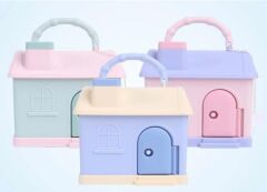 EV TASARIM ÇOCUK KUMBARA ANAHTARLI YEŞİL RENK (STİCKER HEDİYELİ)