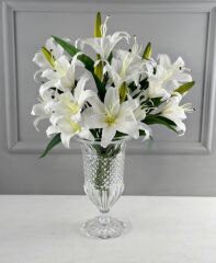 YAPAY LÜKS LİLYUM ÇİÇEK BUKETİ