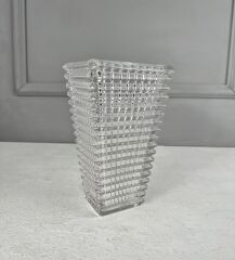 CAM PİRAMİT VAZO ŞEFFAF 22x13 CM