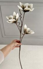 3'LÜ TOMURCUKLU YAPAY LATEKS ÇİÇEK VİZON