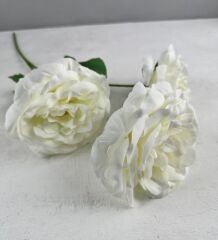 3'LÜ YAPAY UZUN GÜL BUKETİ BEYAZ