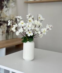 YAPAY BAHAR BUKETİ BEYAZ