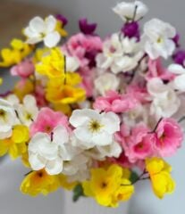 YAPAY BAHAR BUKETİ PEMBE