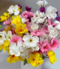 YAPAY BAHAR BUKETİ PEMBE