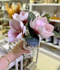 MİNİ BOY KRİSTAL AYAKLI ELMAS CAM VAZO BUHURDANLIK 14 CM