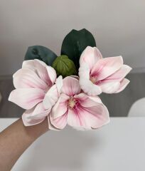 KÜÇÜK BOY LÜKS MANOLYA BUKETİ PEMBE