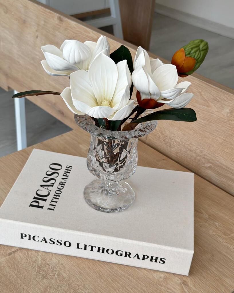 KÜÇÜK BOY LÜKS MANOLYA BUKETİ BEYAZ