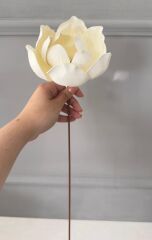 İTHAL LÜKS MANOLYA DALI KREM