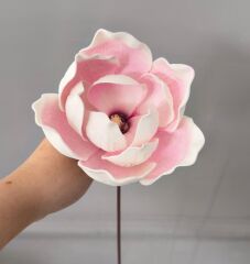 İTHAL LÜKS MANOLYA DALI AÇIK PEMBE