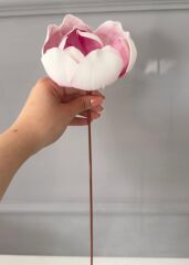 İTHAL LÜKS MANOLYA DALI KOYU PEMBE