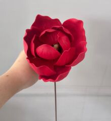 İTHAL LÜKS MANOLYA DALI KIRMIZI