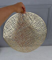 LATEKS 6'LI YUVARLAK SUPLA HALATLI GOLD