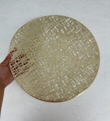 LATEKS 6'LI YUVARLAK SUPLA HALATLI GOLD