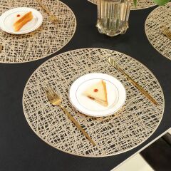 LATEKS 6'LI YUVARLAK SUPLA HALATLI GOLD