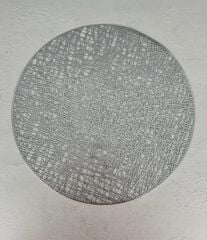 LATEKS 6'LI YUVARLAK SUPLA HALATLI GÜMÜŞ